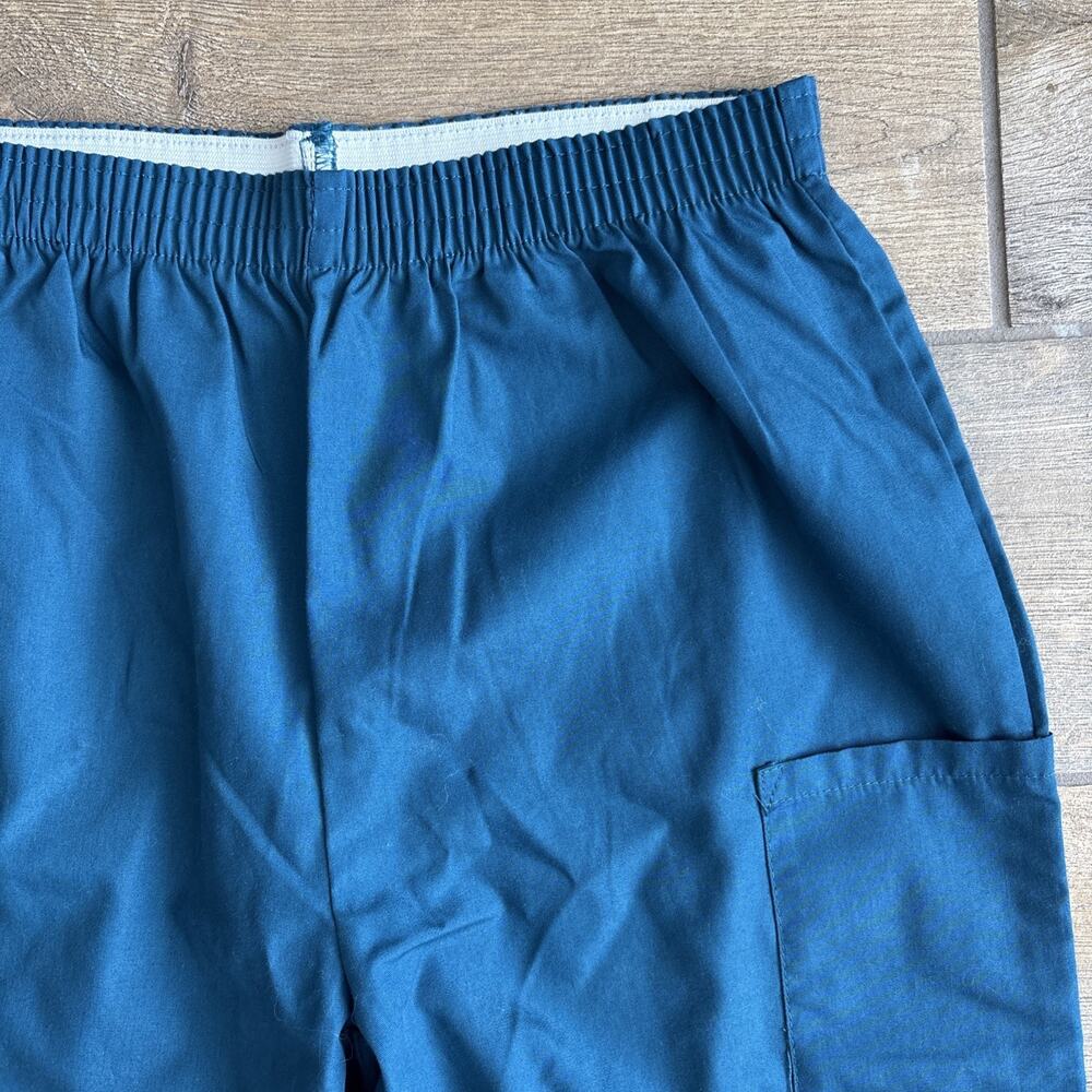 Cherokee Workwear Womens XS Elastic Waist Utility Scrub Pant 4200 Caribbean Blue - Picture 4 of 16